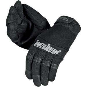  Throttle Threads Mechanic Gloves   Medium/Black 