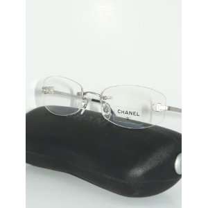Chanel Eyeglasses / Rimless Frame / Auhentic Designer Prescription 