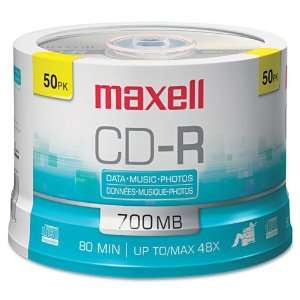  Maxell Products   Maxell   CD R Discs, 700MB/80min, 48x 