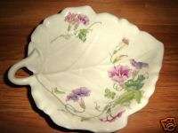 TOYO LEAF SHAPED JAPANESE BOWL , MORNING GLORY BY MAGIE  
