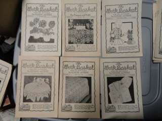19 issues The Workbasket magazine 1947 1950  