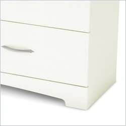 South Shore Maddox 6 Drawer Double Pure White Finish Dresser 