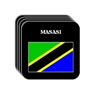  Tanzania   MASASI Set of 4 Mini Mousepad Coasters 