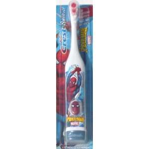  Marvel Heroes Spiderman Crest Spinbrush   Battery Operated 