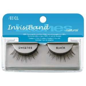  Ardell Invisiband Lashes, Sweeties Black, 1 Pair (Pack of 