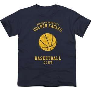  Marquette Golden Eagles Club Slim Fit T Shirt   Navy Blue 