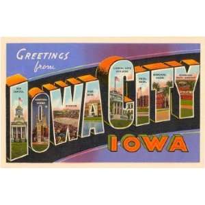  Greetings from Iowa City, Iowa , 4x3
