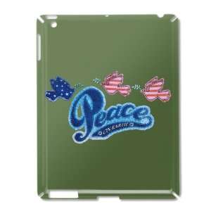  iPad 2 Case Green of Peace on Earth Birds Symbol 