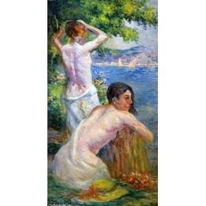  FRAMED oil paintings   Maximilien Luce   24 x 46 inches 