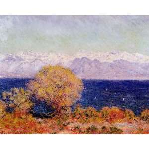   Maritime Alps at Antibes, by Monet Claude 