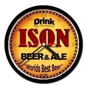  ISON beer and ale cerveza wall clock 