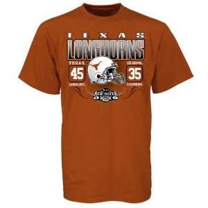 Texas Longhorns vs. Oklahoma Sooners Longhorn Victory Focal Orange Red 