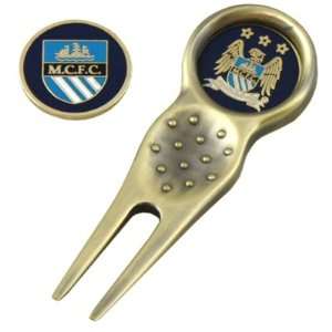 Manchester City F.C. Divot Tool & Golf Ball Marker Sports 