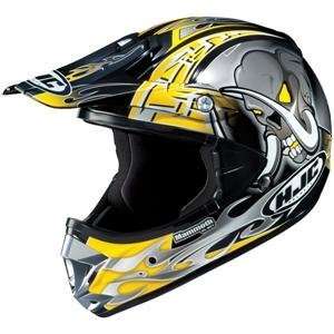  HJC Youth CL X5 Mammoth Helmet   Medium/Yellow Automotive