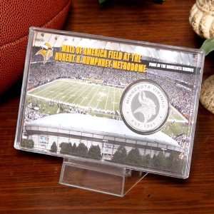 Minnesota Vikings Mall of America Field Silver Coin Card  