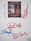 Carrie Signed Movie Script X5 Stephen King Sissy Spacek John Travolta 