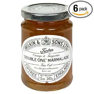 Tiptree Double One Orange/Tangerine Marmalade, 12 Ounce Jars (Pack of 