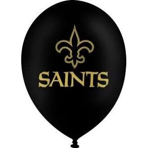  New Orleans Saints 11 Balloons 25 Pack