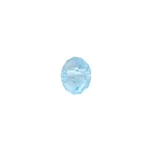  5040 8mm Faceted Roundelle Aquamarine Arts, Crafts 