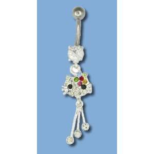  Hanging Hello Kitty Belly Button Ring 