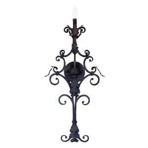   Sconces WI214798 1 Light Iron Metal Wall Sconce Aged Copper Patina