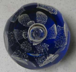 LIMITED EDITION CAITHNESS SANDFLOWER GLASS PAPERWEIGHT  