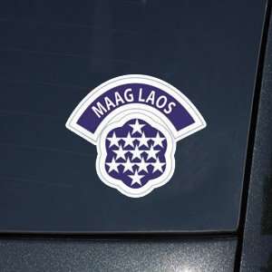  Army MAAG   LAOS 3 DECAL Automotive