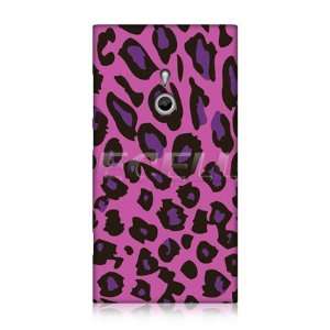   DESIGNS EXOTIC PINK LEOPARD PRINT BACK CASE FOR NOKIA LUMIA 800