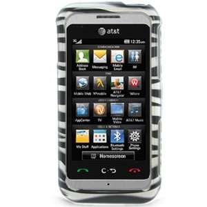 Crystal Hard With SILVER Zebra Design Cover Faceplate Sleeve Case for 