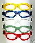 Lens or lensless eye protection racquetball goggles  
