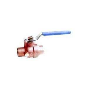  Low Lead Ball Valve CxC Ends with Waste, 3/4