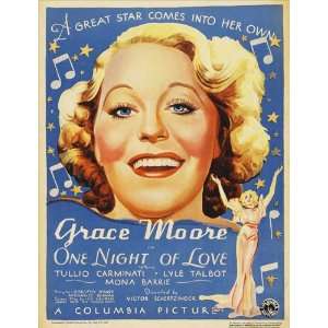  One Night of Love Poster Movie 27x40
