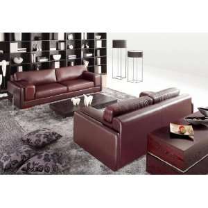   Contemporary Modern SET OF LOVESEATS AND CHAIR  Brown
