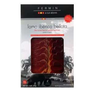 Lomo Iberico Bellota, Sliced Ham 2 oz. Retail Pack  