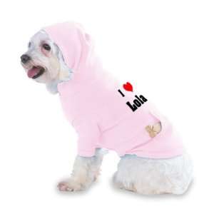  I Love/Heart Lola Hooded (Hoody) T Shirt with pocket for 