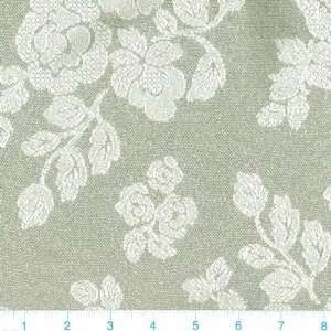  52 Wide Slinky Crepe Floral Bouquet Mint Fabric By The 