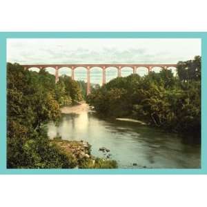  Pontycisyltan Aqueduct, Llangollen, Wales 20x30 poster 