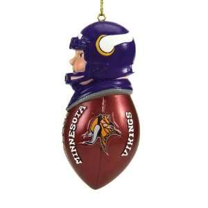 Minnesota Vikings Nfl Team Tackler Player Ornament (4.5 Caucasian 