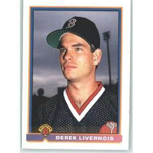  1991 Bowman #123 Derek Livernois   Boston Red Sox (RC 