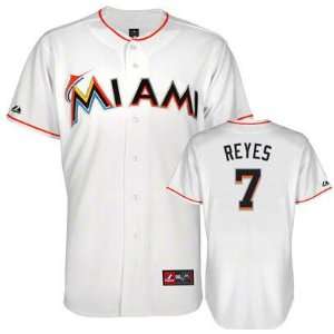  Jose Reyes Jersey  Florida Marlins #7 Authentic White 