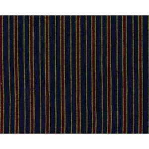   Navy & Brown Stripe Homespun By Memes Quilts Arts, Crafts & Sewing