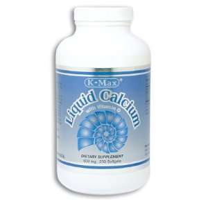  Liquid Calcium, 600mg, 250 Softgels Health & Personal 