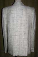 Bert Newman WOMENS Winter White SUIT Skirt Jacket Sz 10  