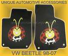 98 07 VOLKSWAGEN BEETLE LADY BUG CUSTOM 2PC FRONT MATS (Fits Beetle)