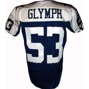  Junior Glymph #53 Cowboys Game Issued Navy Throwback 