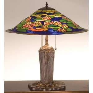  25 Inch H Tiffany Pond Lily Table Lamp Table Lamps