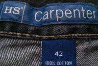 Mens High Sierra Black Denim Carpenter Shorts Size 42  