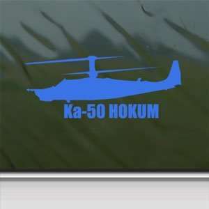  Ka 50 HOKUM Blue Decal Military Soldier Window Blue 