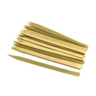   of Barbecue Wide Bamboo Grilling Kabob Skewers 12 inch Long, Set of 25