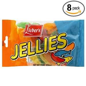 Liebers Jelly Fish, 9 Ounce (Pack of 8)  Grocery & Gourmet 